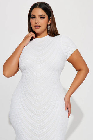Meet On The Dancefloor Sequin Maxi Dress