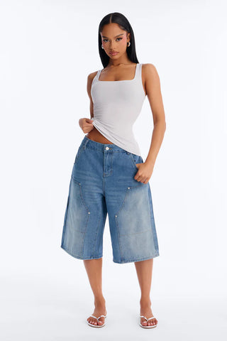 Madison Basic Square Neck Tank Top