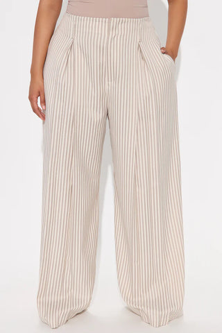 Nara Stripe Twill Trouser