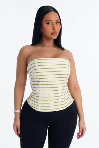 Martini Hour Striped 2 Piece Poplin Shirt