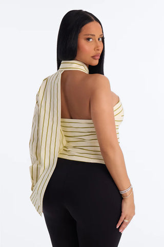 Martini Hour Striped 2 Piece Poplin Shirt