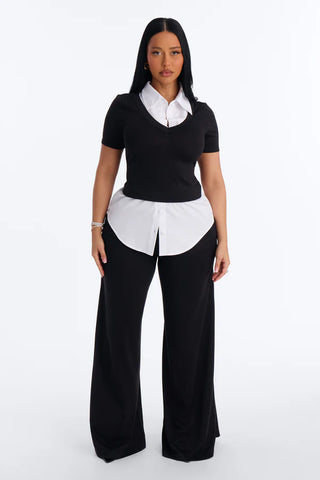 Sharay Knit 2fer Pant Set