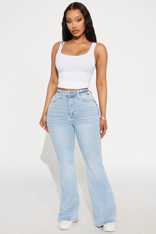 Madison Basic Square Neck Tank Top