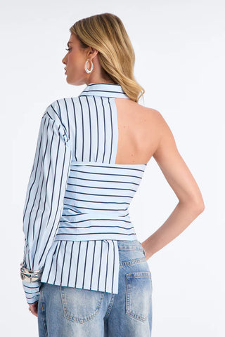 Martini Hour Striped 2 Piece Poplin Shirt