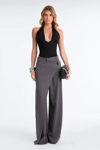 Tall Tailored Touch Wrap Front Trouser
