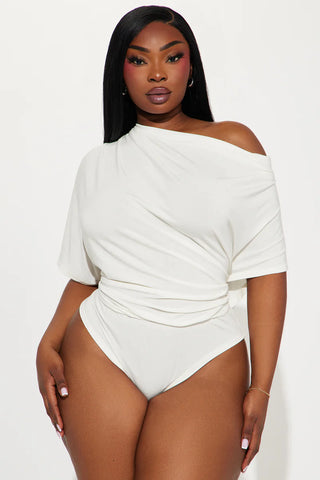 Flatter Me Off Shoulder Bodysuit