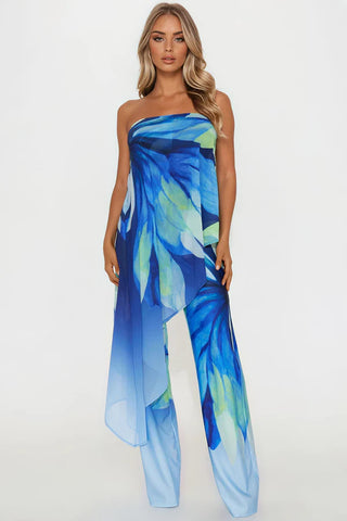 Danielle Flowy Floral Jumpsuit