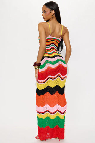 Imelda Crochet Maxi Dress