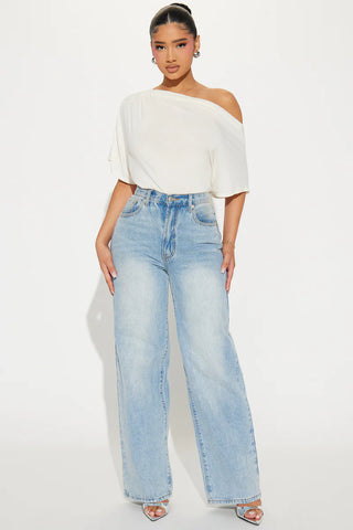 Flatter Me Off Shoulder Bodysuit
