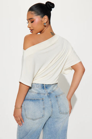 Flatter Me Off Shoulder Bodysuit
