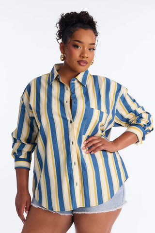 I'm The Main Topic Striped Shirt