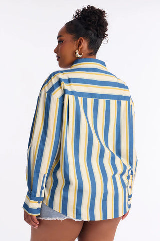 I'm The Main Topic Striped Shirt
