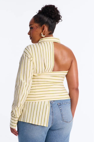 Martini Hour Striped 2 Piece Poplin Shirt