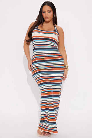 Lynette Striped Maxi Dress