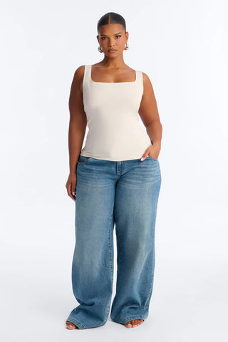 Madison Basic Square Neck Tank Top