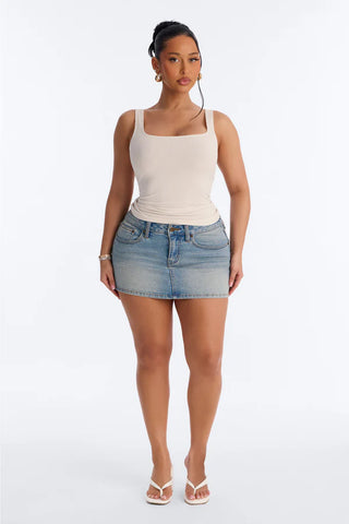Madison Basic Square Neck Tank Top