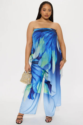 Danielle Flowy Floral Jumpsuit