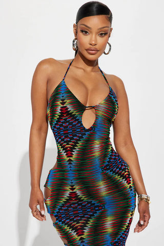 Madalynn Mesh Maxi Dress