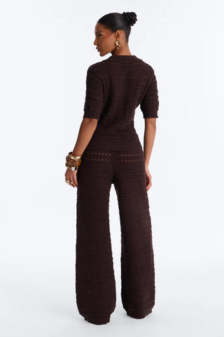 Riley Polo Crochet Pant Set