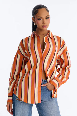 I'm The Main Topic Striped Shirt
