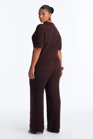 Riley Polo Crochet Pant Set