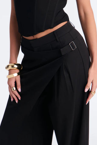 Tailored Touch Wrap Front Trouser