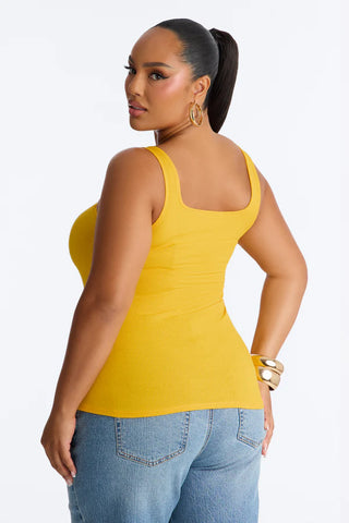Madison Basic Square Neck Tank Top
