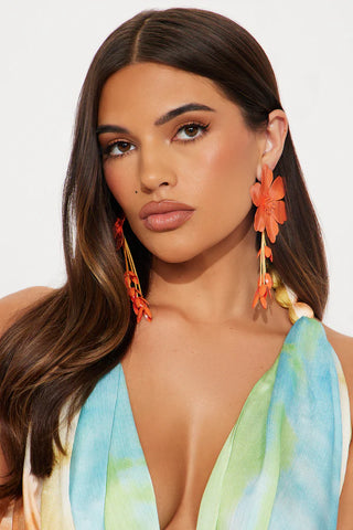 Tropical Vibe Floral Earrings