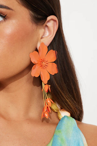 Tropical Vibe Floral Earrings
