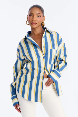 I'm The Main Topic Striped Shirt