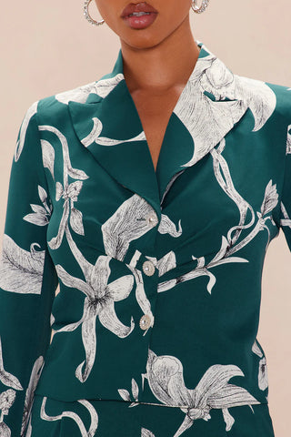 Aubrey Floral Blazer Set
