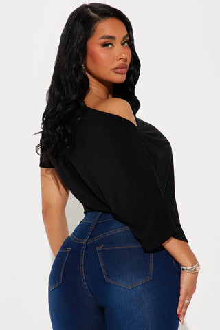 Flatter Me Off Shoulder Bodysuit