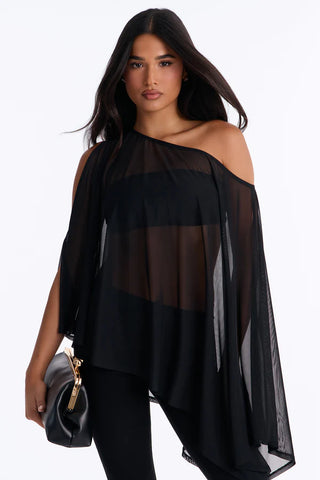 Main Character 3 Piece Mesh Pant Set - Black