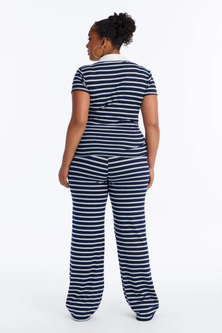 Optimist Striped Polo Pant Set