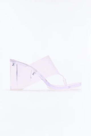 Nollie Clear Thong Wedges