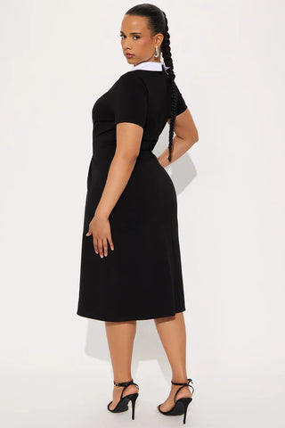 Pretty And Smart Body Sculpting Midi Dress