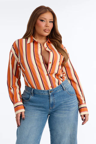 I'm The Main Topic Striped Shirt