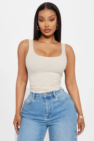Madison Basic Square Neck Tank Top
