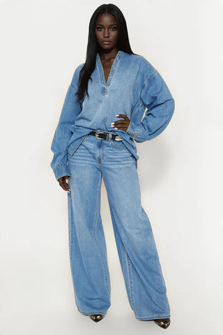 Blue Jean Baby Pant Set