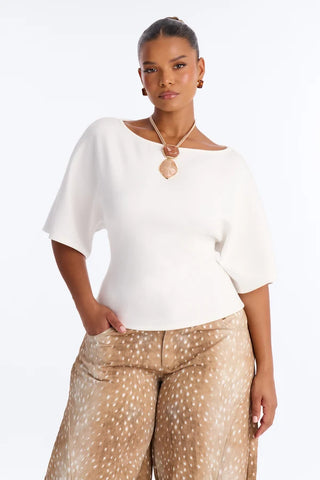 Cici Cinched Waist Short Sleeve Top