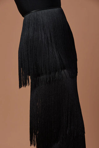 Faye Bandage Fringe Maxi Dress