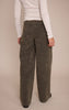 Faux Suede Straight Leg Trousers