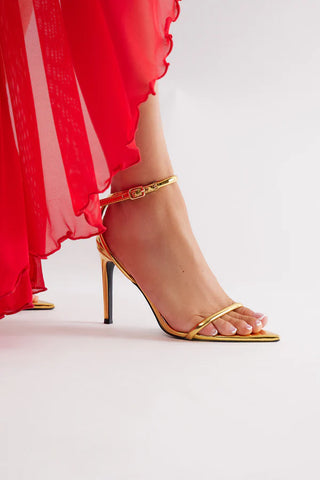 Take Me Places Heeled Sandals - White