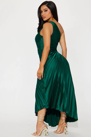 Belle Satin Maxi Dress