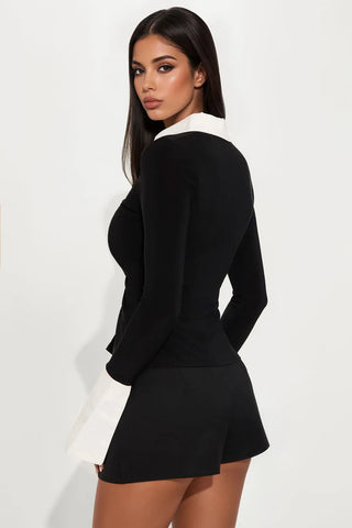 Sue Long Sleeve Button Up Shirt