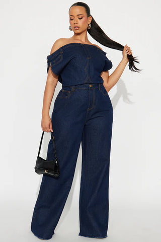 Dakota Denim Jumpsuit - Indigo