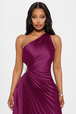 Belle Satin Maxi Dress
