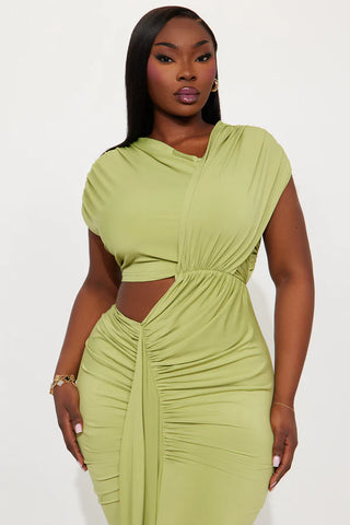 Elysian Slice Cut-Out Maxi Dress