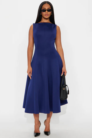 Sweet Sunday Pleated Midi Dress