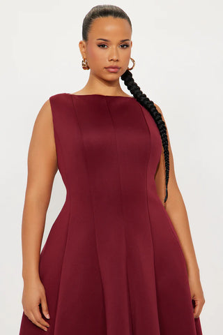 Sweet Sunday Pleated Midi Dress